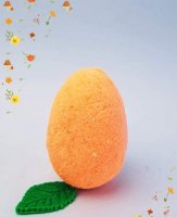 Бомбочки для ванны с куркумой в форме яйца