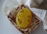 Мыло с натуральной мочалкой люфой