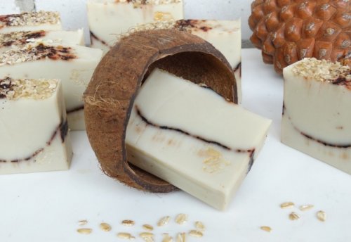 Натуральное мыло с нуля овсяно-миндальное