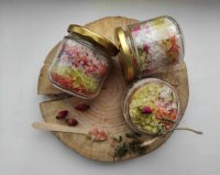 Ароматная цветная морская соль для ванны