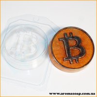 Биткоин (символ) 105 г форма пластиковая