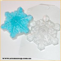Снежинка кристальная 90 г форма пластиковая