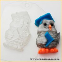 Сова мудрая 80 г форма пластиковая