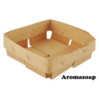 Корзинка из шпона квадратная мини