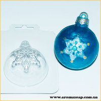 Шар/Снежинка 50 г форма пластиковая