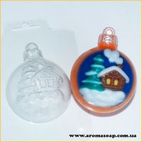 Шар/Домик 50 г форма пластиковая