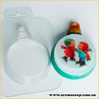 Шар/Плоский 85 г форма пластиковая