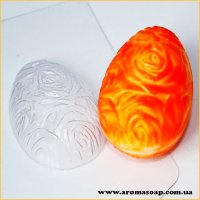 Яйцо/Фактура роз 40 г форма пластиковая