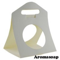 Коробка-сумочка под купол белая