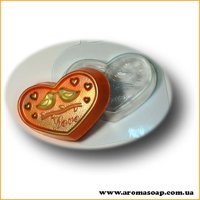 Влюблённые птички 01 90 г форма пластиковая