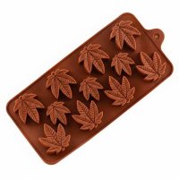 Силиконовые формы на пластине Листики конопли