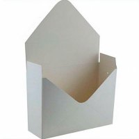 Коробка-конверт малая Белая для букета