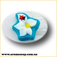 Цветок с божьей коровкой 75 г форма пластиковая
