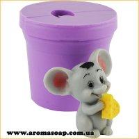 Мышонок с сыром мини 3D элит-форма