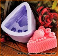 Клубничный пирог 3D элит-форма