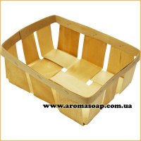 Корзинка из шпона прямоугольная большая