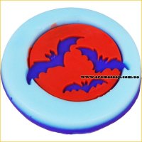 Летучие мыши на луне штамп (силикон)