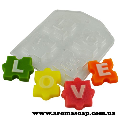 Love пазлы 11-14 г форма пластиковая