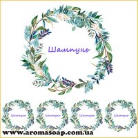 Наклейки №008 4 шт Шампунь