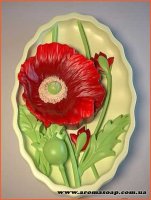 Маки в овале элит-форма