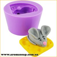 Мышка-милашка на сыре 3D элит-форма