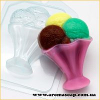 Мороженое/Шарики в креманке 75 г форма пластиковая