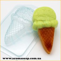 Мороженое/Рожок с шариком 76 г форма пластиковая