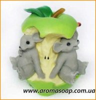 Мышки в яблоке 3D элит-форма