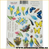 Набор наклеек (стикеров) 060 Botany Spring