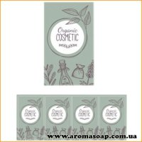 Наклейки №013 4 шт Organic cosmetic
