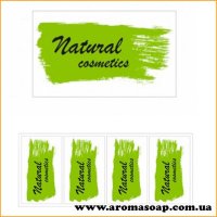 Наклейки №019 4 шт Natural cosmetics