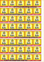 Наклейки на мыло Бутылка пива Leffe
