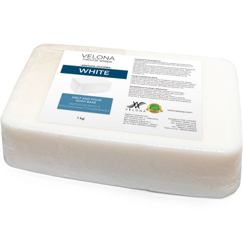 Мильна основа Velona White sls free біла 1 кг