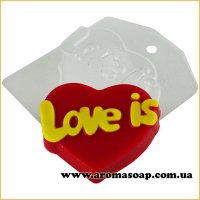 Сердечко Love is 83 г форма пластиковая