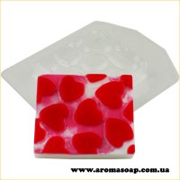 Сердечки 70 г форма пластиковая