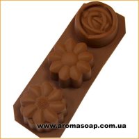 Силиконовая форма милые Цветы мини