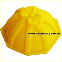 Силиконовая форма Подарок с маленьким бантом