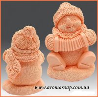 Снеговик с гармошкой 3D элит-форма