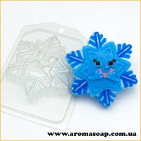 Снежинка хихикает 87 г форма пластиковая
