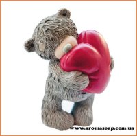 Тедди с сердцем 3D элит-форма