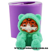 Тигренок в кенгурушке 3D элит-форма