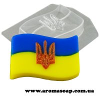 Прапор України з гербом 98 г форма пластиковая