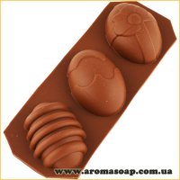 Форма для мыла Пасхальные яйца мини
