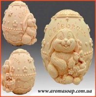 Яйцо с зайцем 3D элит-форма