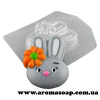 Кролик с ромашкой 63 г форма пластиковая